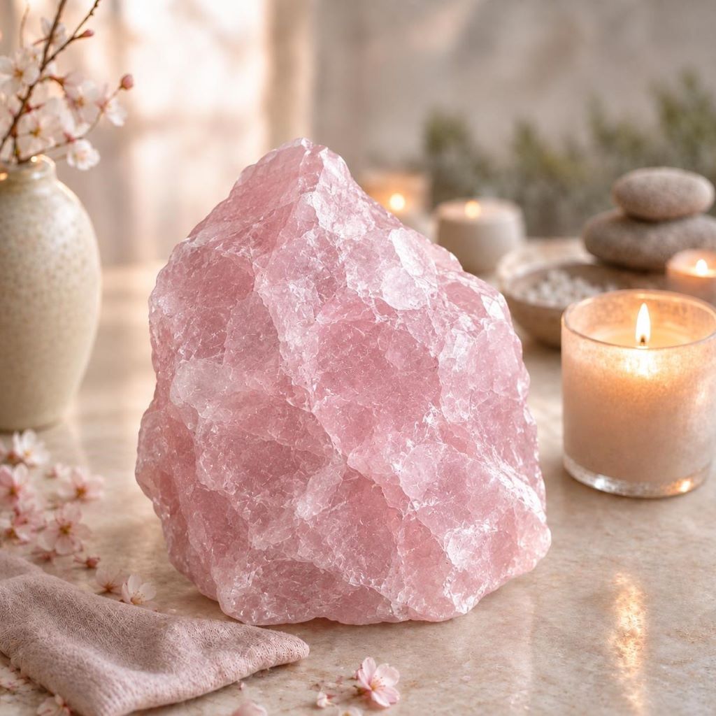 Raw Rose Quartz Freeform