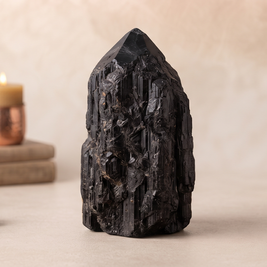 Raw Black Tourmaline Points