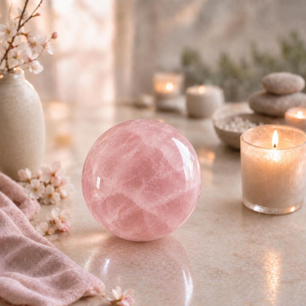 Rose Quartz Sphere