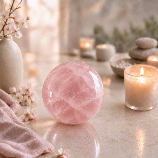 Rose Quartz Sphere